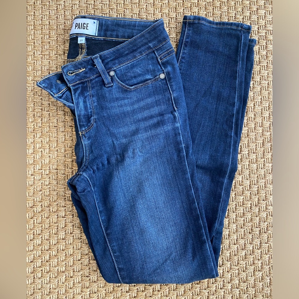 Paige Verdugo Ankle skinny jeans, size 25